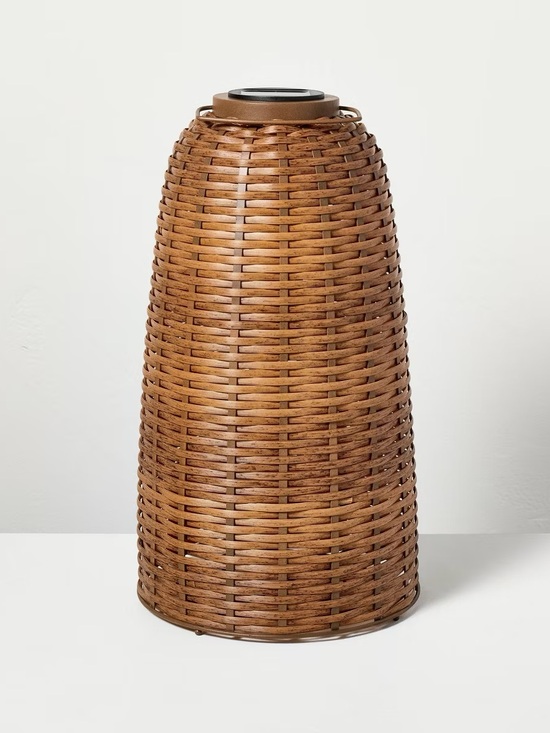 Hearth & Hand Other - Woven Solar Lantern Tall - Hearth & Hand™ with Magnolia